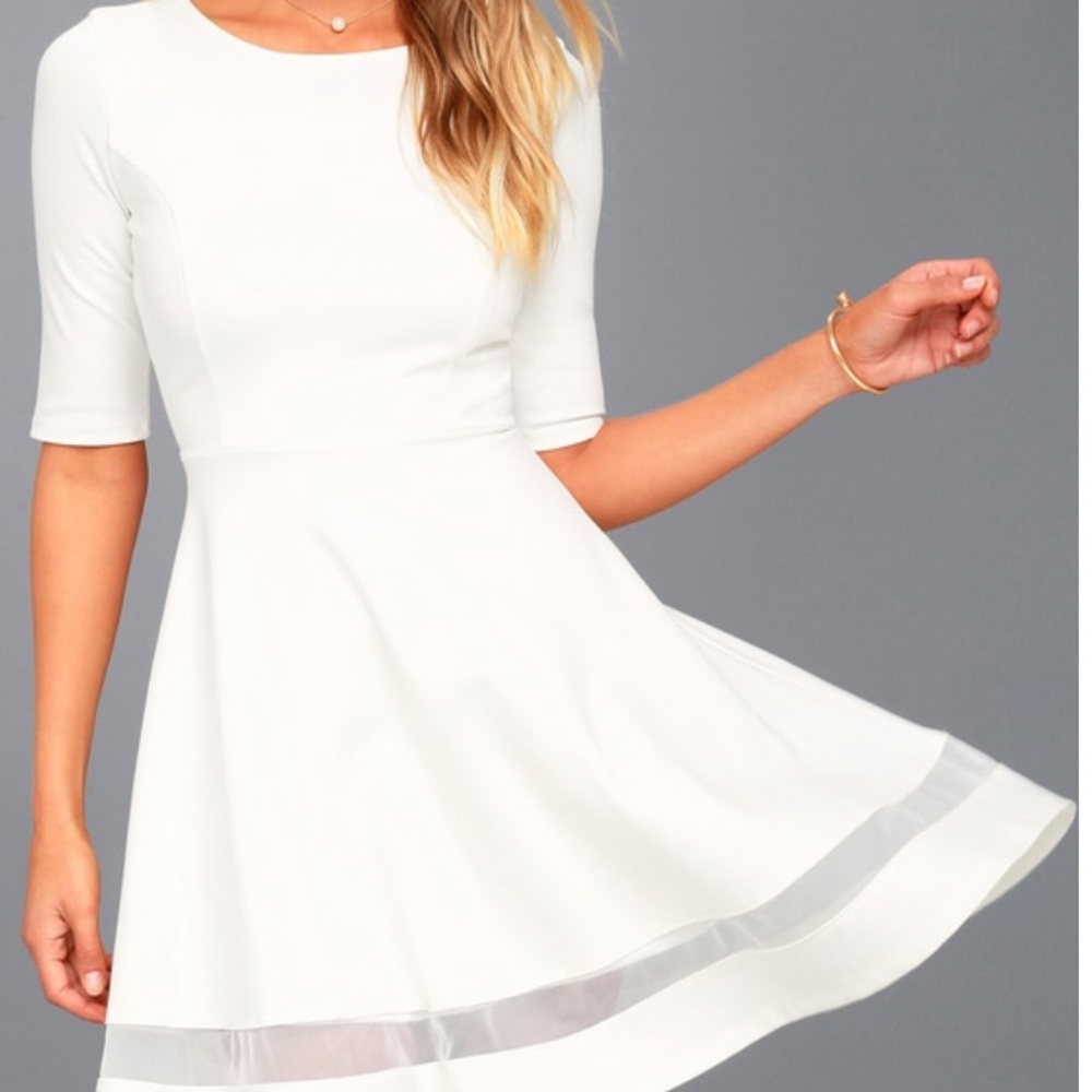Lulu’s White Dress-Great for brides/bridal events